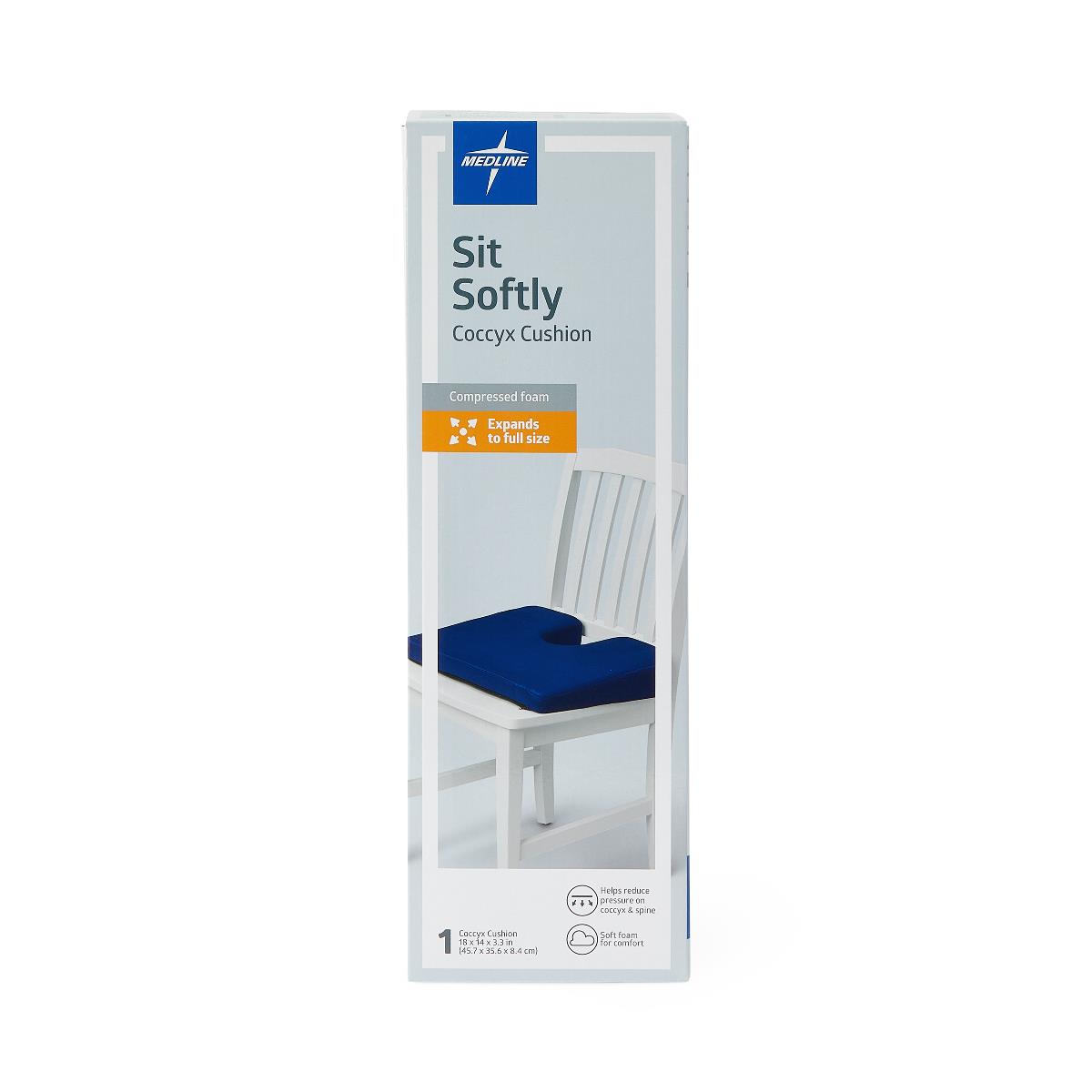 Medline Compression Packed Coccyx Cushions