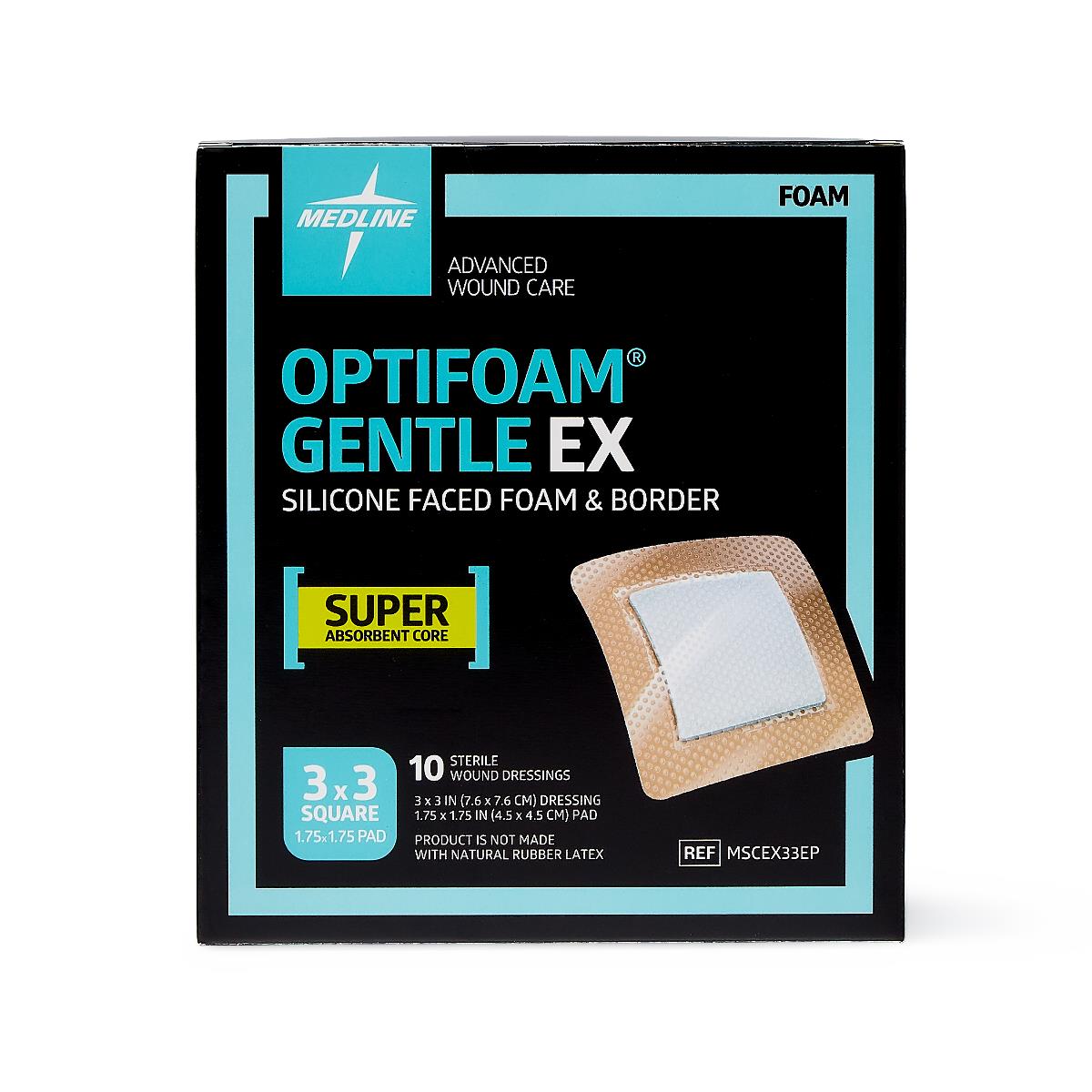 Optifoam Gentle Ex Silicone-faced Foam Wound Dressings - BeHope