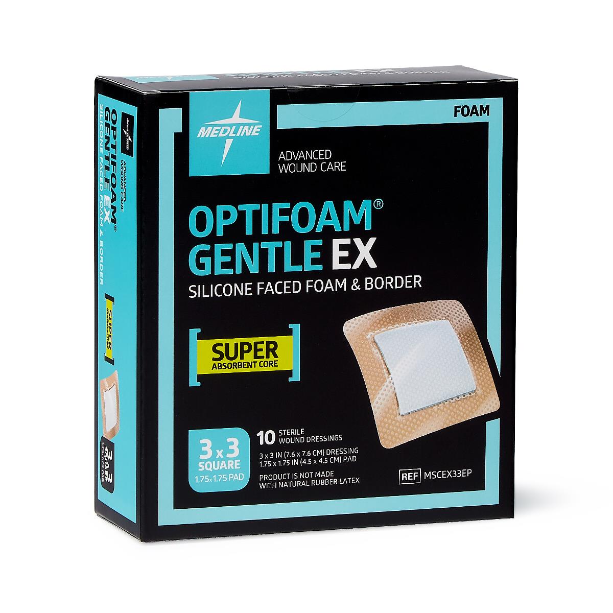 Optifoam Gentle Ex Silicone-faced Foam Wound Dressings - BeHope