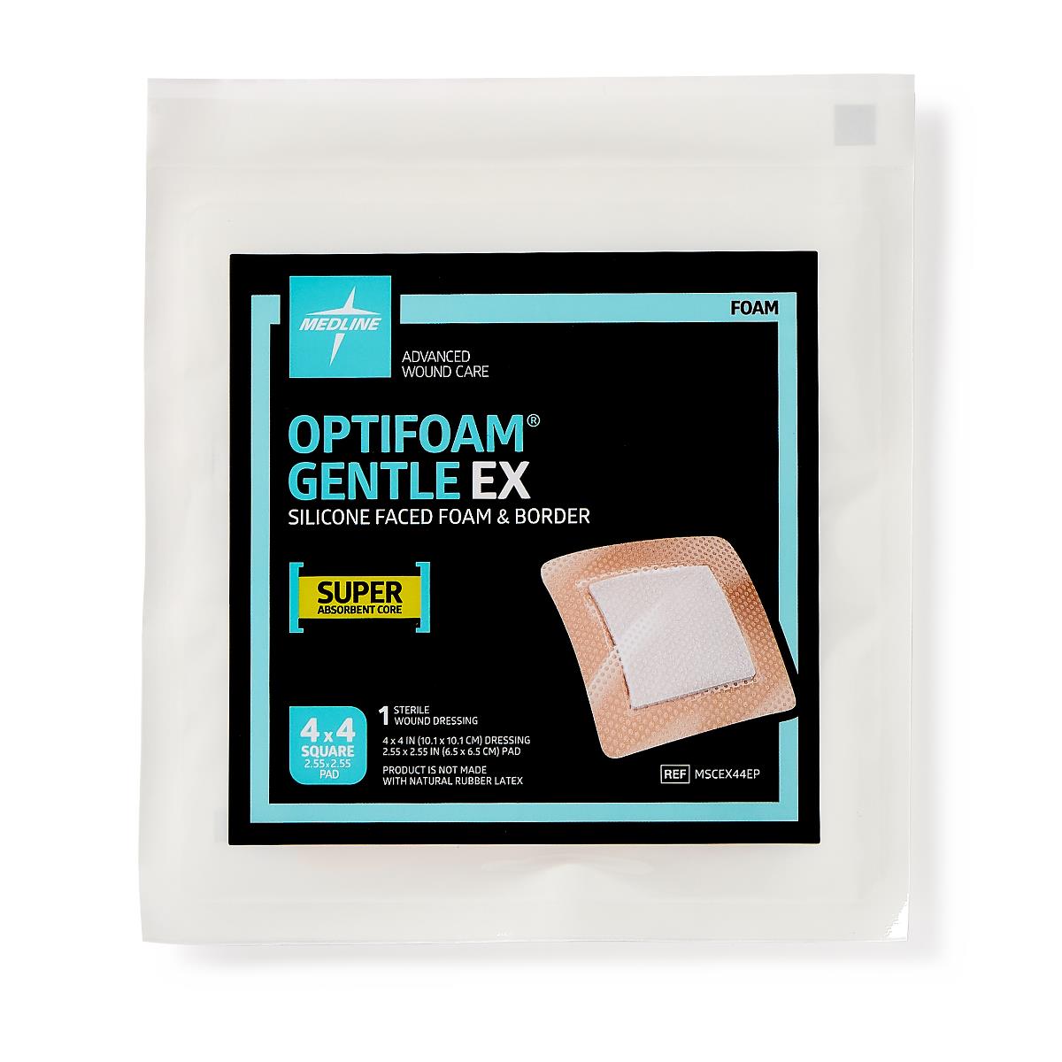 Optifoam Gentle EX Silicone-Faced Foam Dressings - BeHope