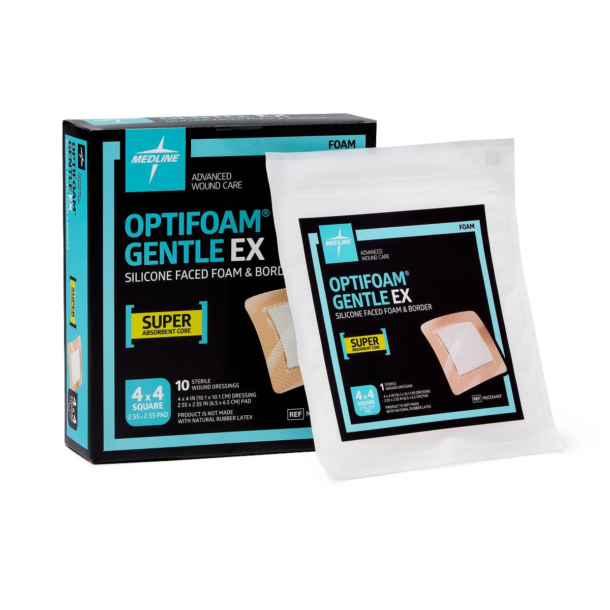 Optifoam Gentle EX Silicone-Faced Foam Dressings - BeHope
