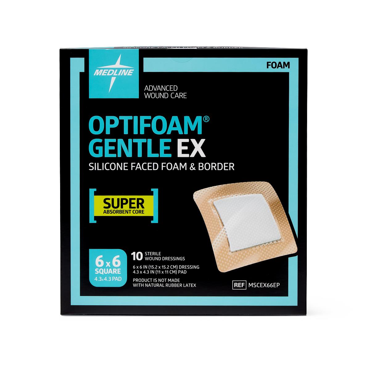 Optifoam Gentle Ex Silicone-faced Foam Wound Dressings - BeHope