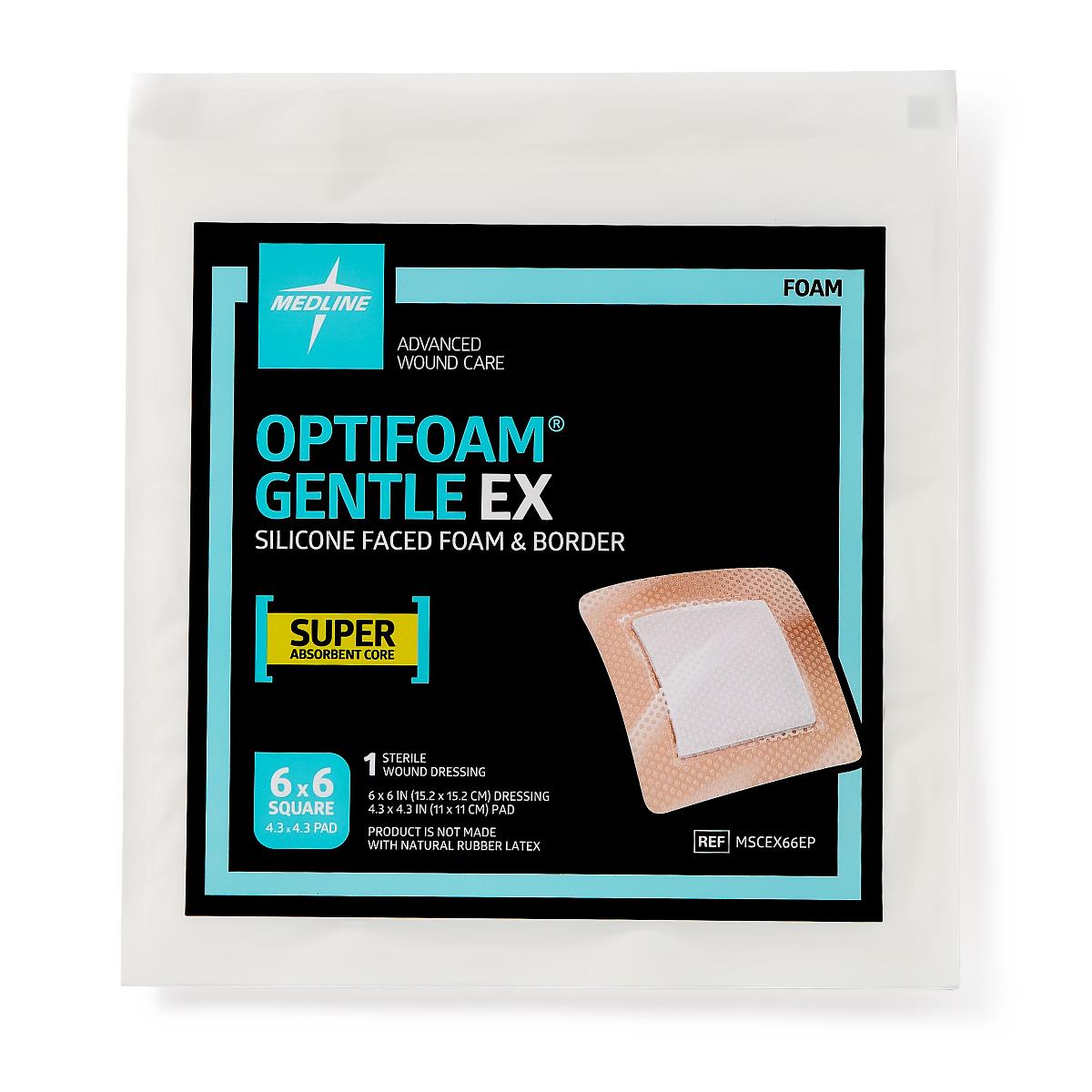 Optifoam Gentle EX Silicone-Faced Foam Dressings - BeHope