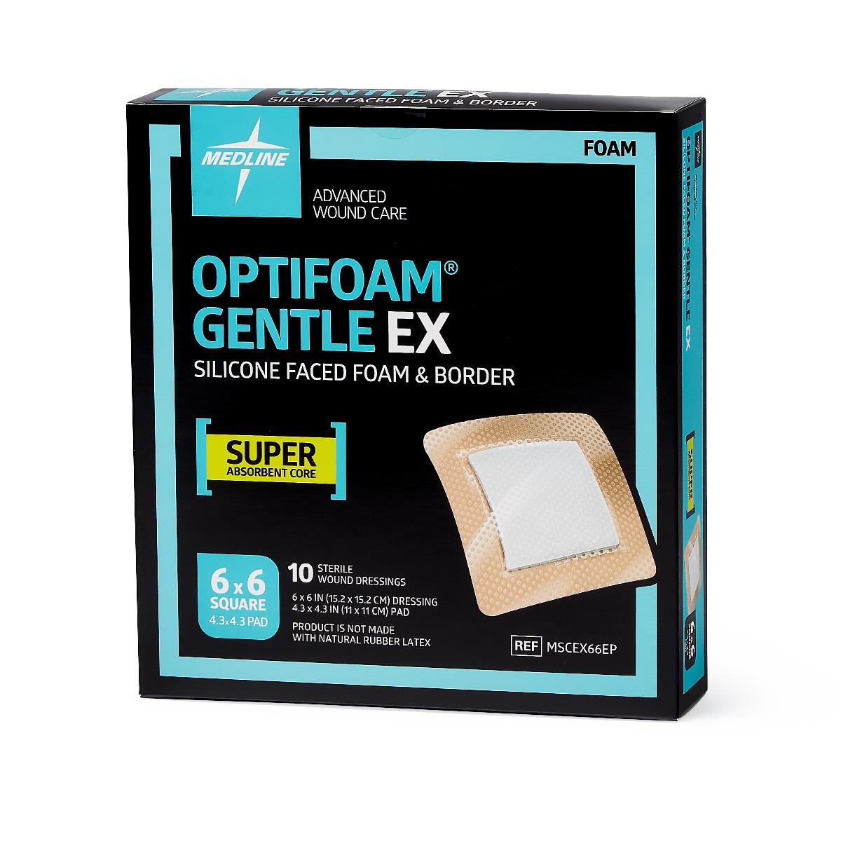 Optifoam Gentle Ex Silicone-faced Foam Wound Dressings - BeHope