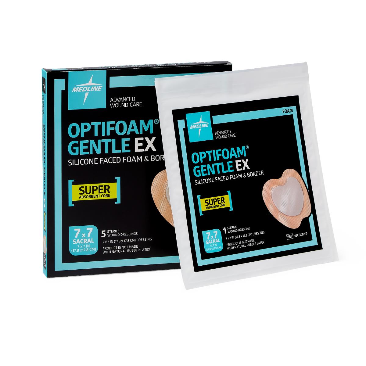 Optifoam Gentle EX Silicone-Faced Foam Dressings - BeHope