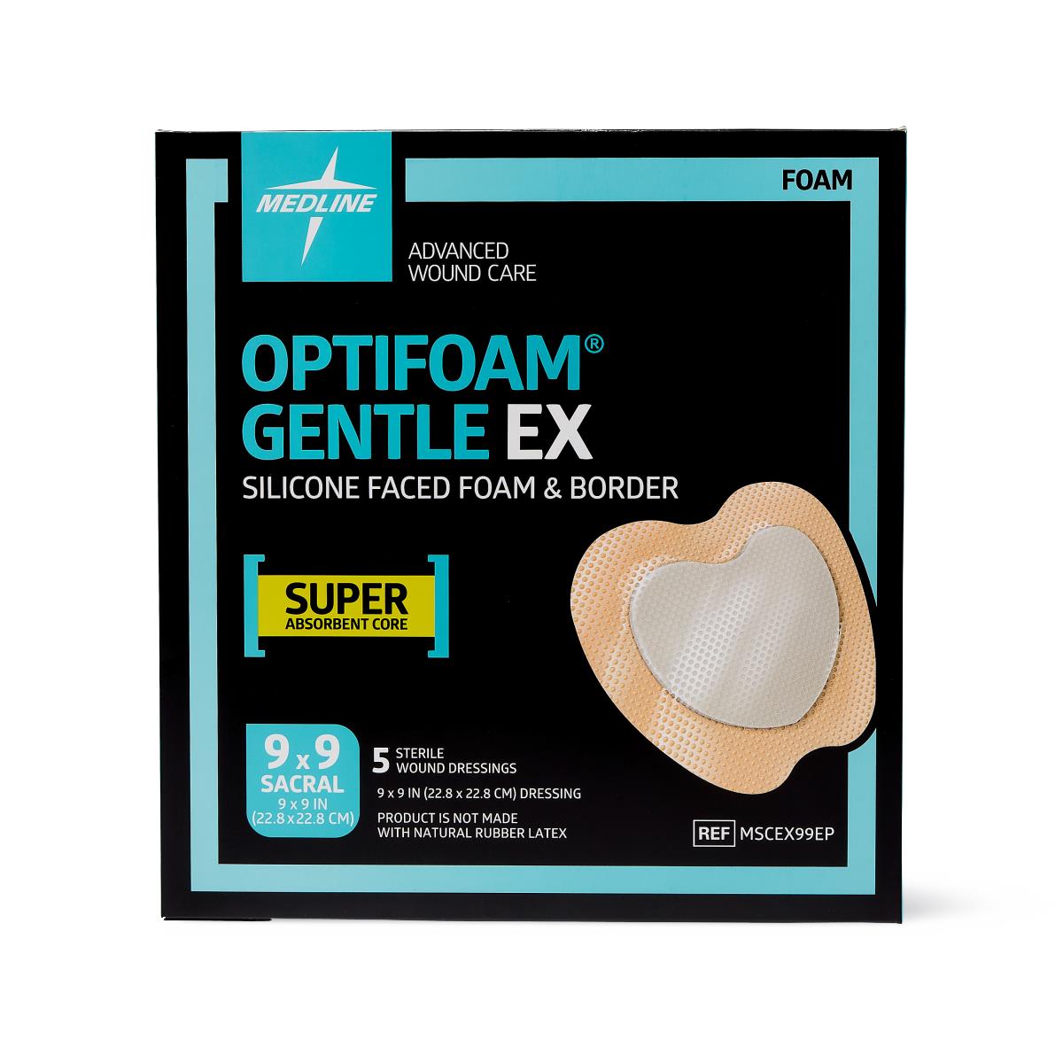 Optifoam Gentle Ex Silicone-faced Foam Wound Dressings - BeHope