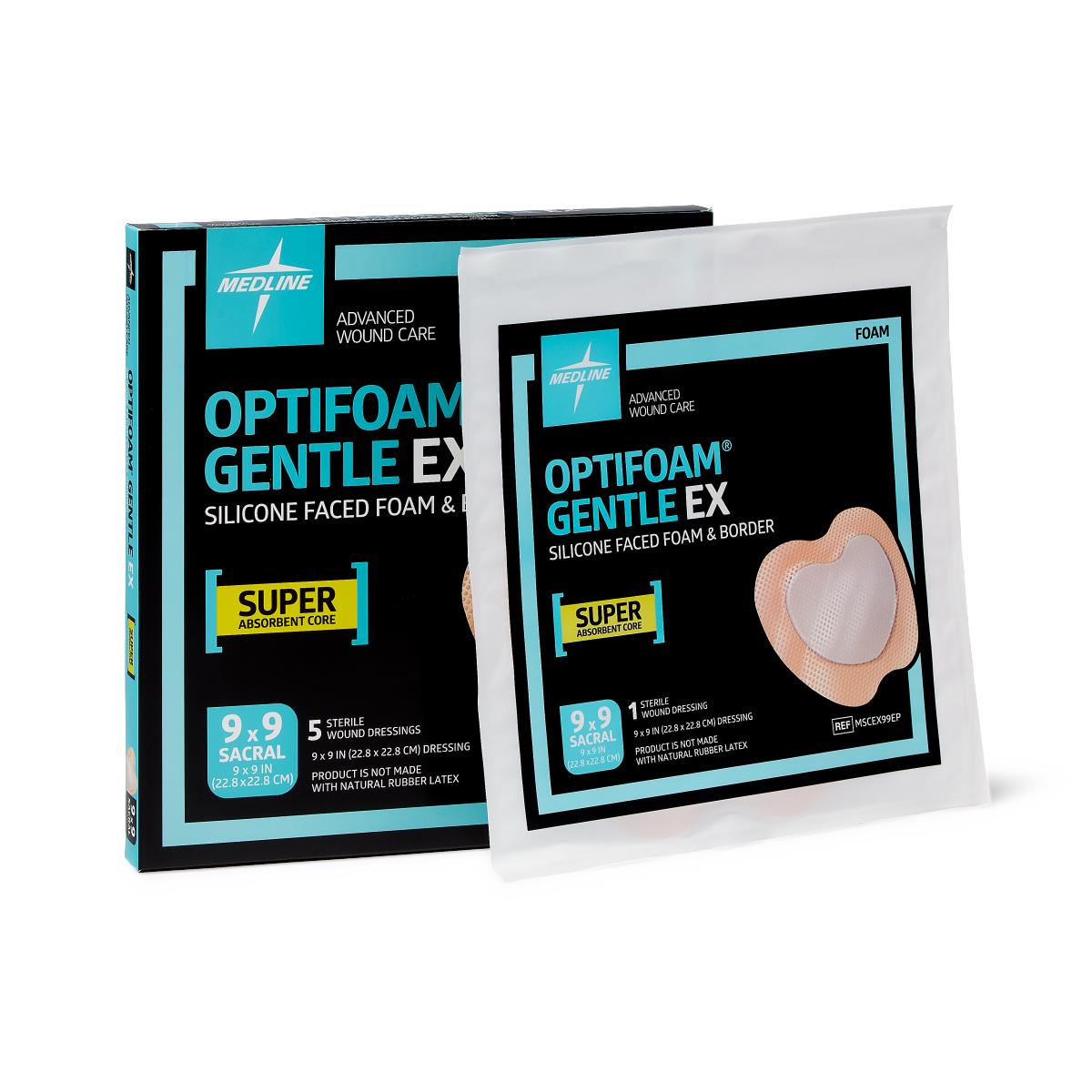 Optifoam Gentle EX Silicone-Faced Foam Dressings - BeHope