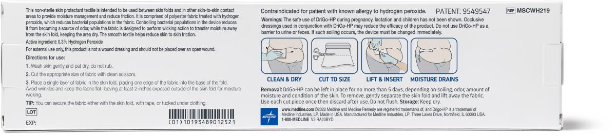 Medline Remedy Specialized Drigo-hp Antibacterial Wicking Sheets - BeHope