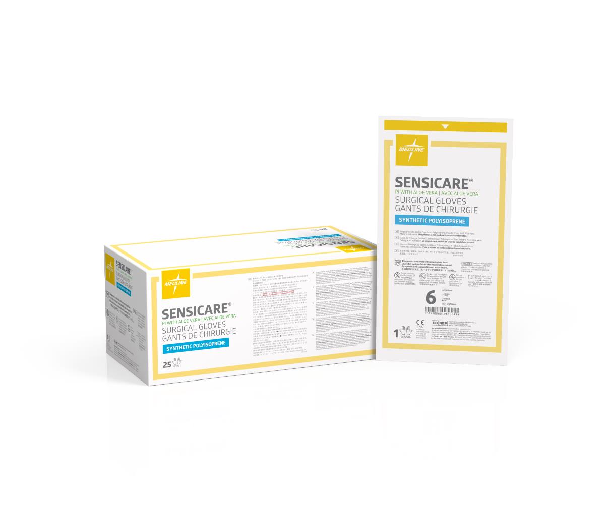 SensiCare PI with Aloe Surgical Gloves - BeHope