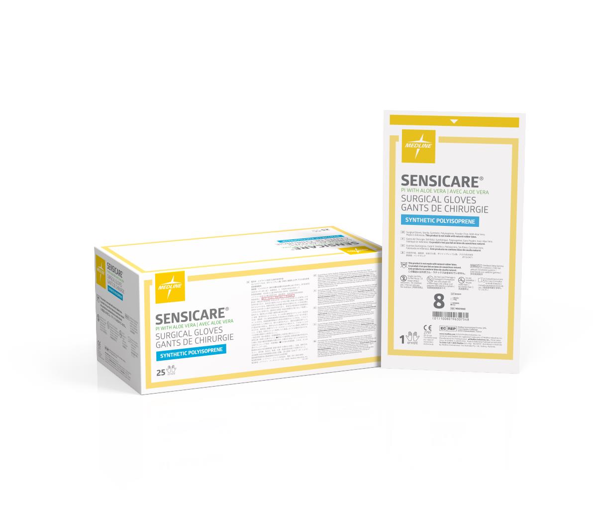 SensiCare PI with Aloe Surgical Gloves - BeHope