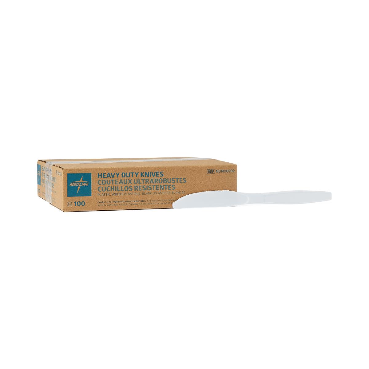 Medline Disposable Plastic Knives - BeHope