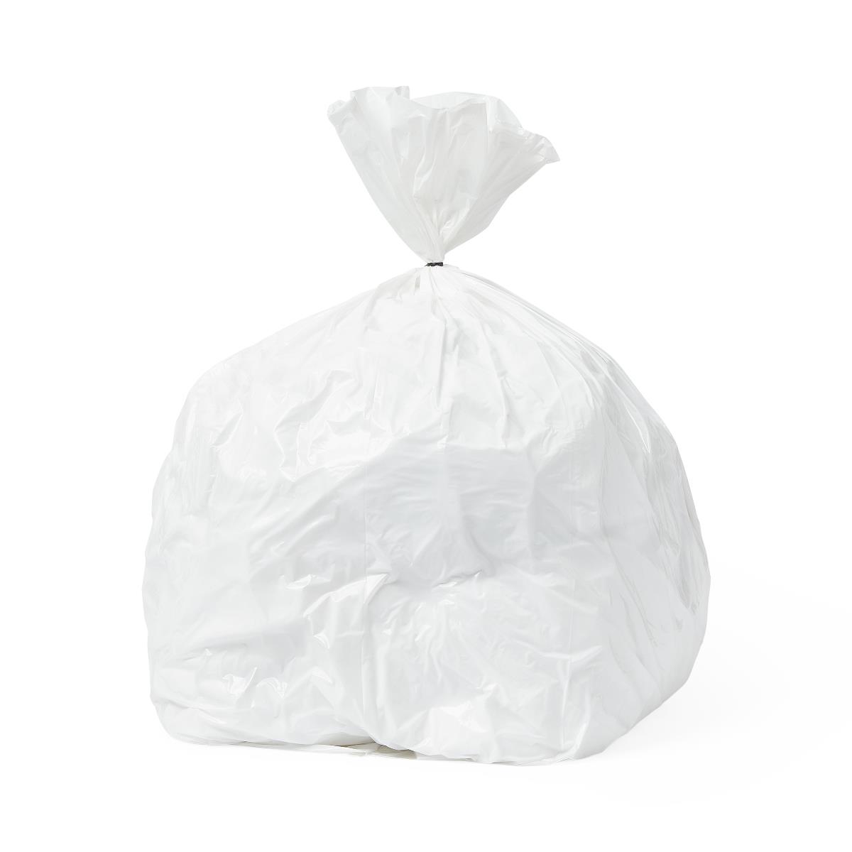 Medline White Low-Density Trash Can Liners - BeHope