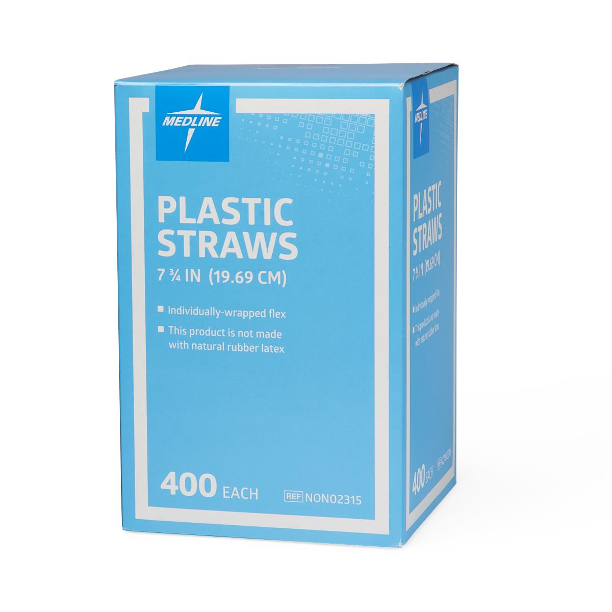 Medline Flexible Plastic Drinking Straws - BeHope
