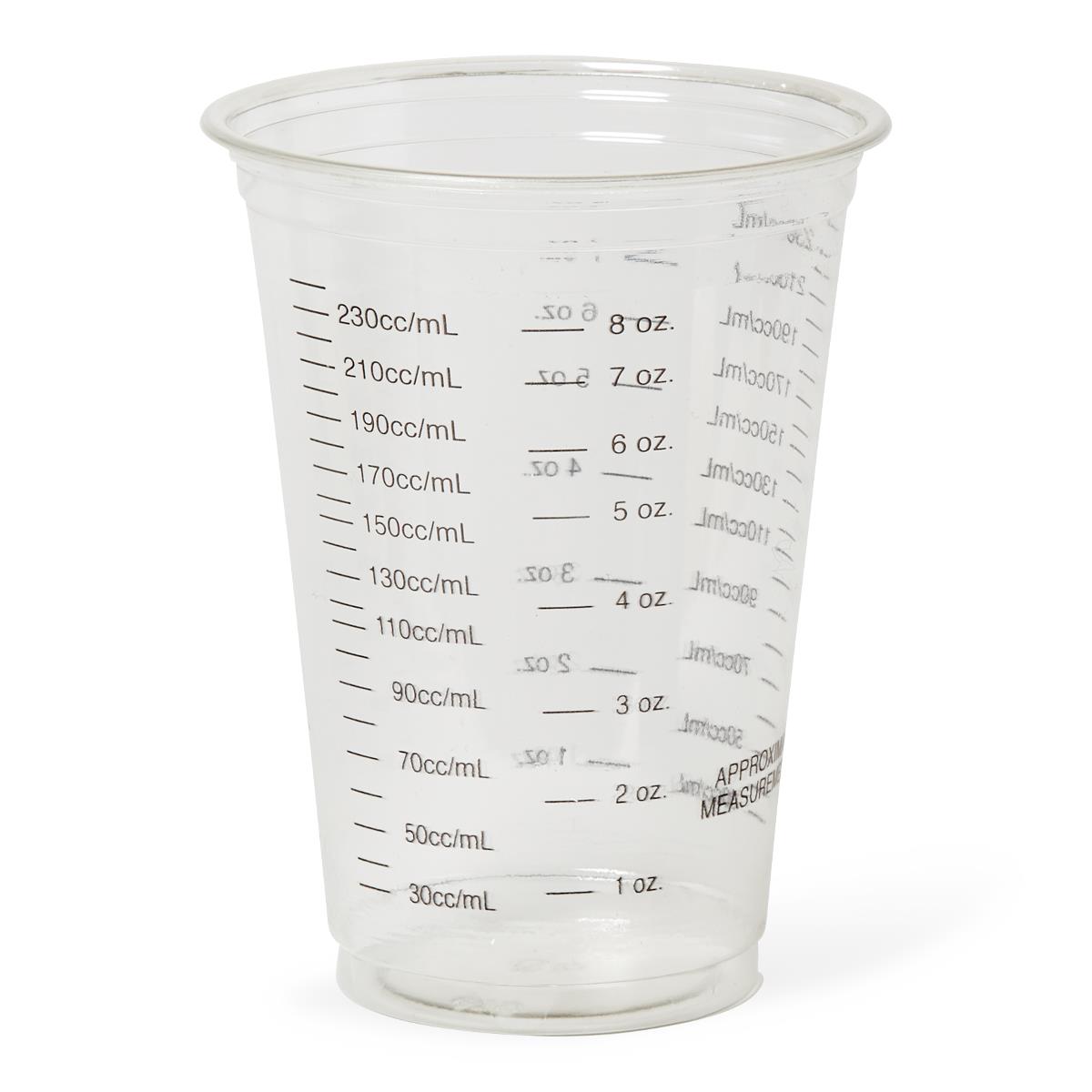 Medline Disposable Graduated Cold Plastic Drinking Cups - BeHope