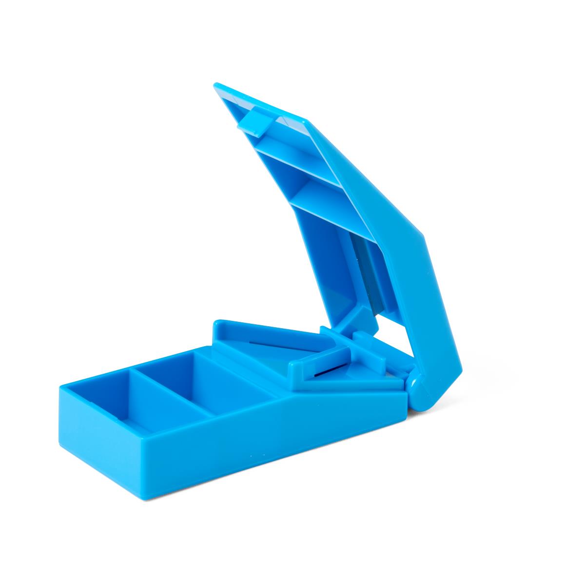 Pill Cutter Hand Operated Blue