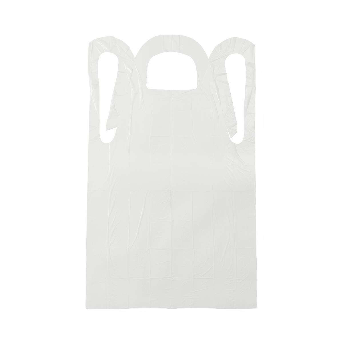 General Purpose Apron Pullover Style White Disposable