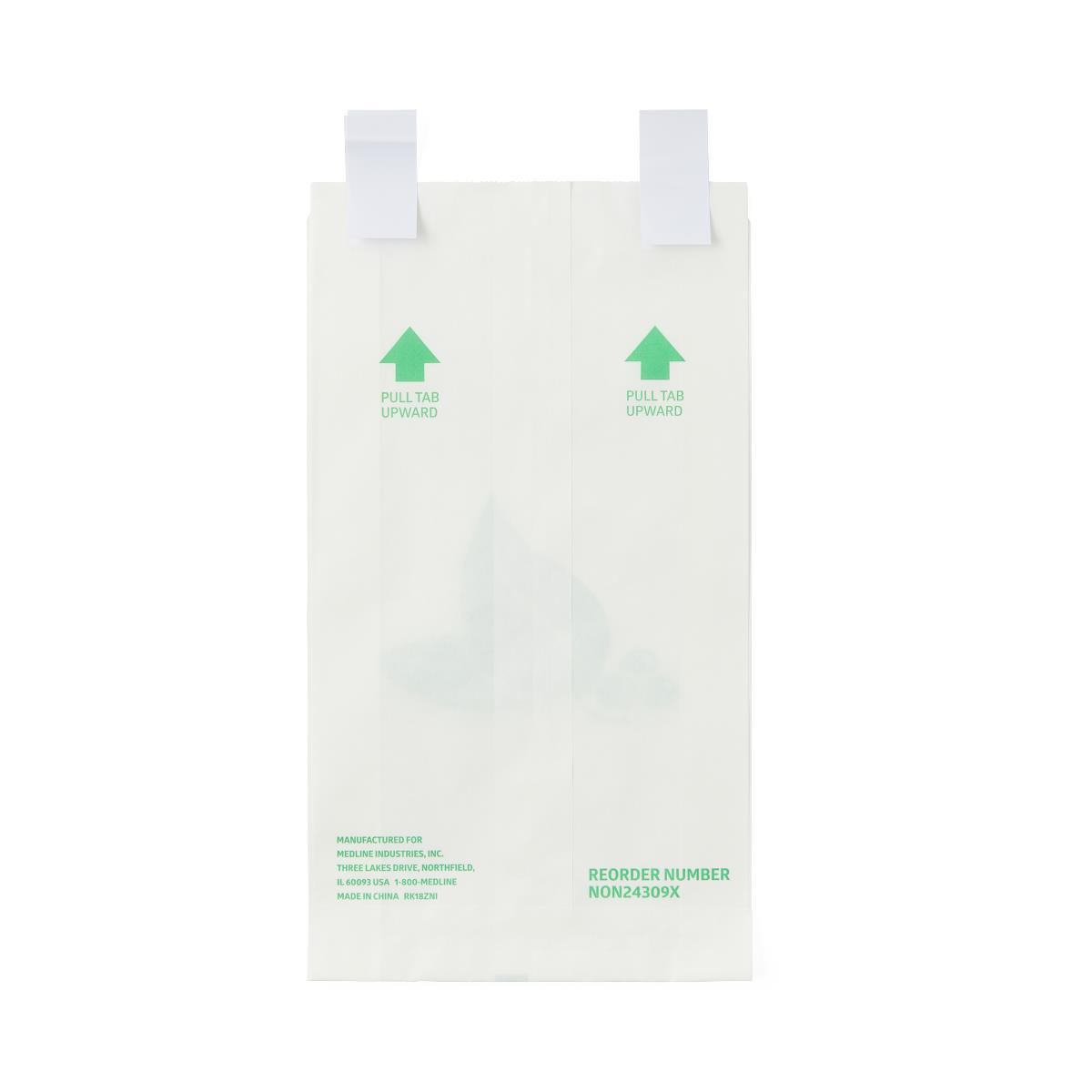 Medline Disposable Paper Bedside Bags