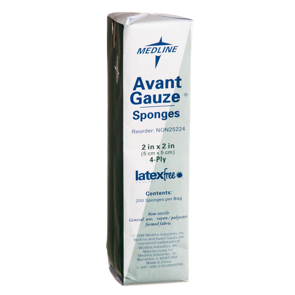 Medline Standard Nonsterile Nonwoven Gauze Sponges