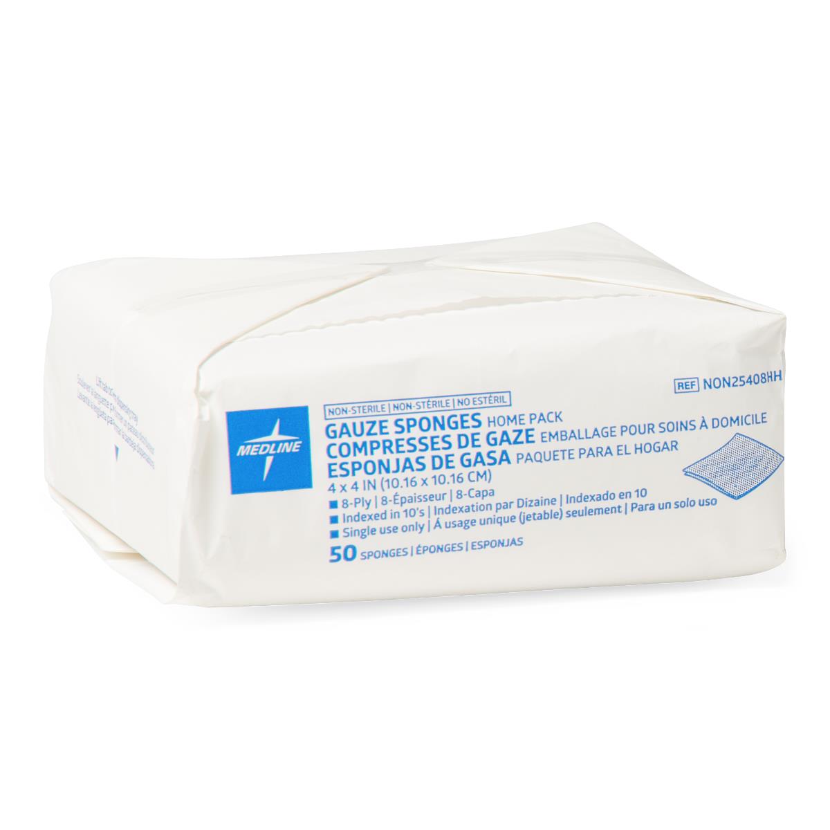 Medline Nonsterile 100% Cotton Woven Gauze Sponges - BeHope