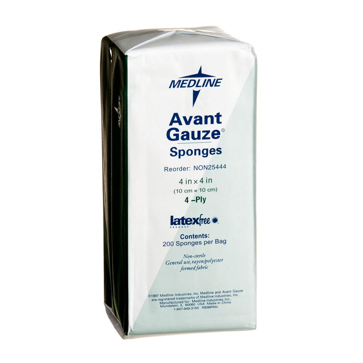 Medline Standard Nonsterile Nonwoven Gauze Sponges