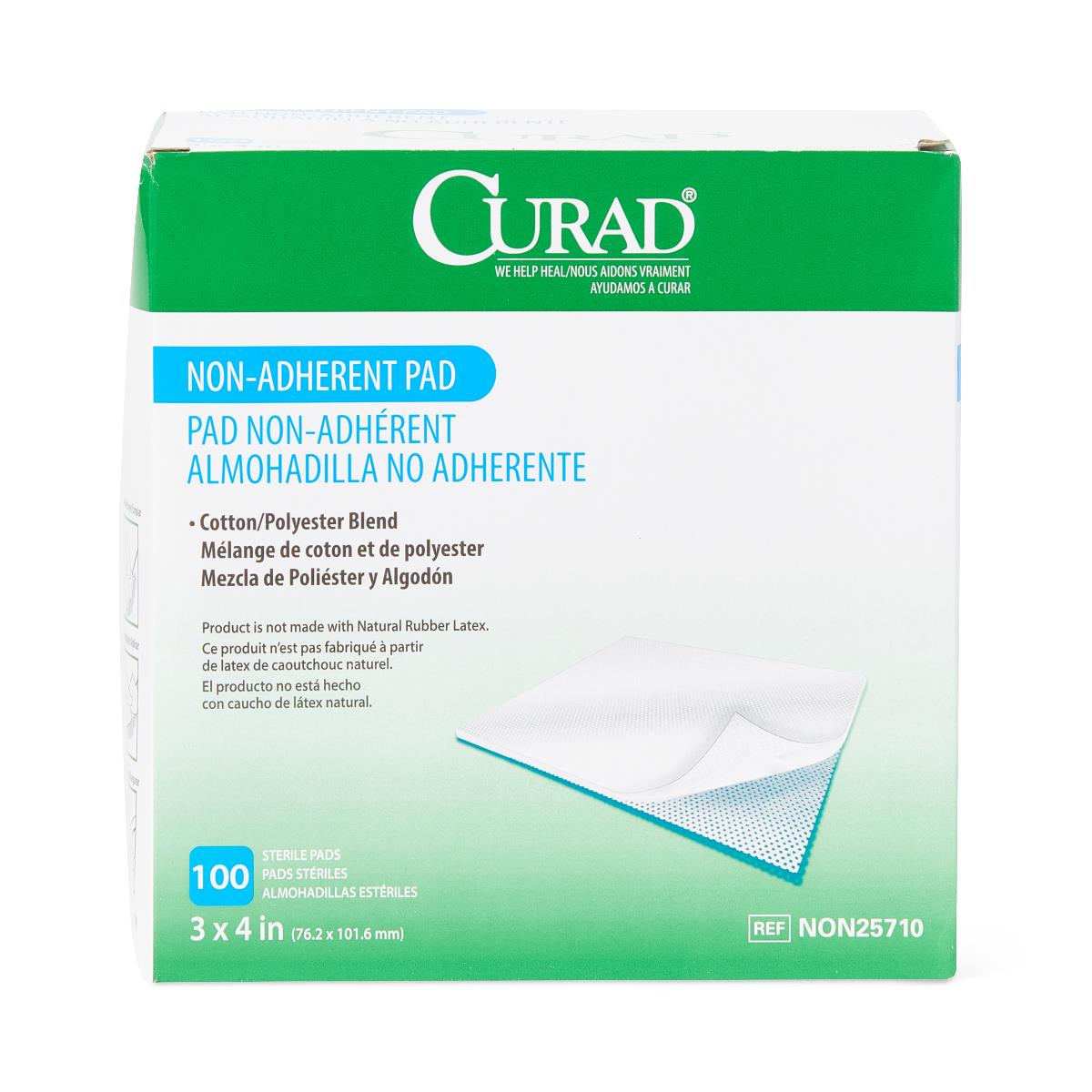 CURAD Sterile Nonadherent Dressing Pads