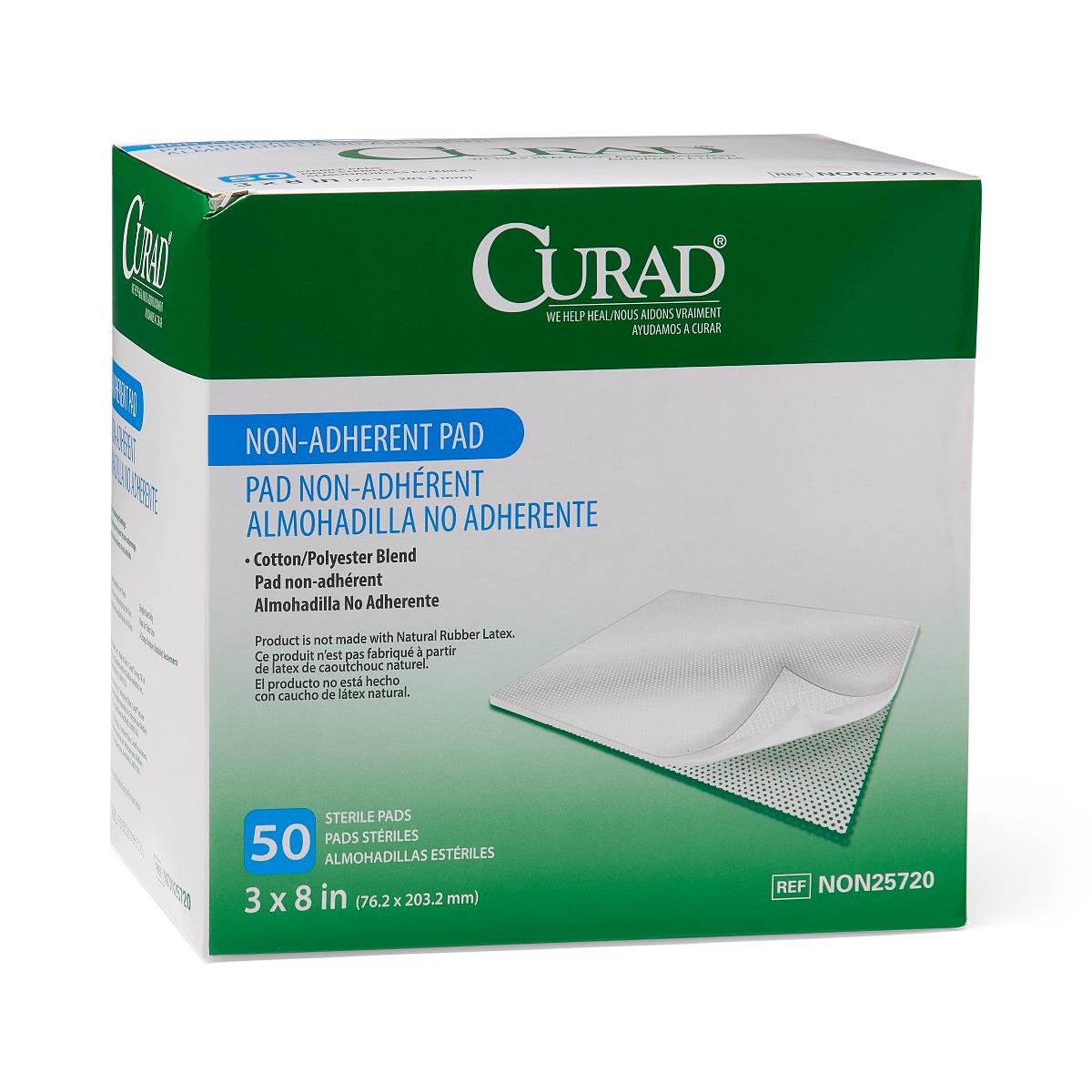 CURAD Sterile Nonadherent Dressing Pads