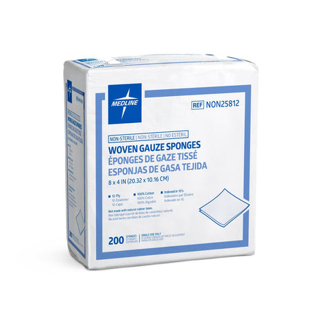 Medline Nonsterile 100% Cotton Woven Gauze Sponges - BeHope