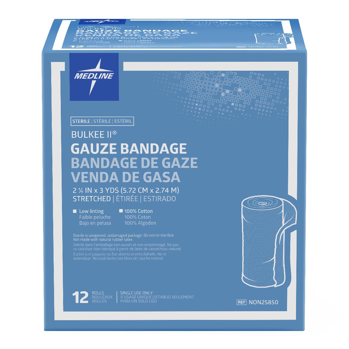 Bulkee II Sterile Cotton Gauze Bandages