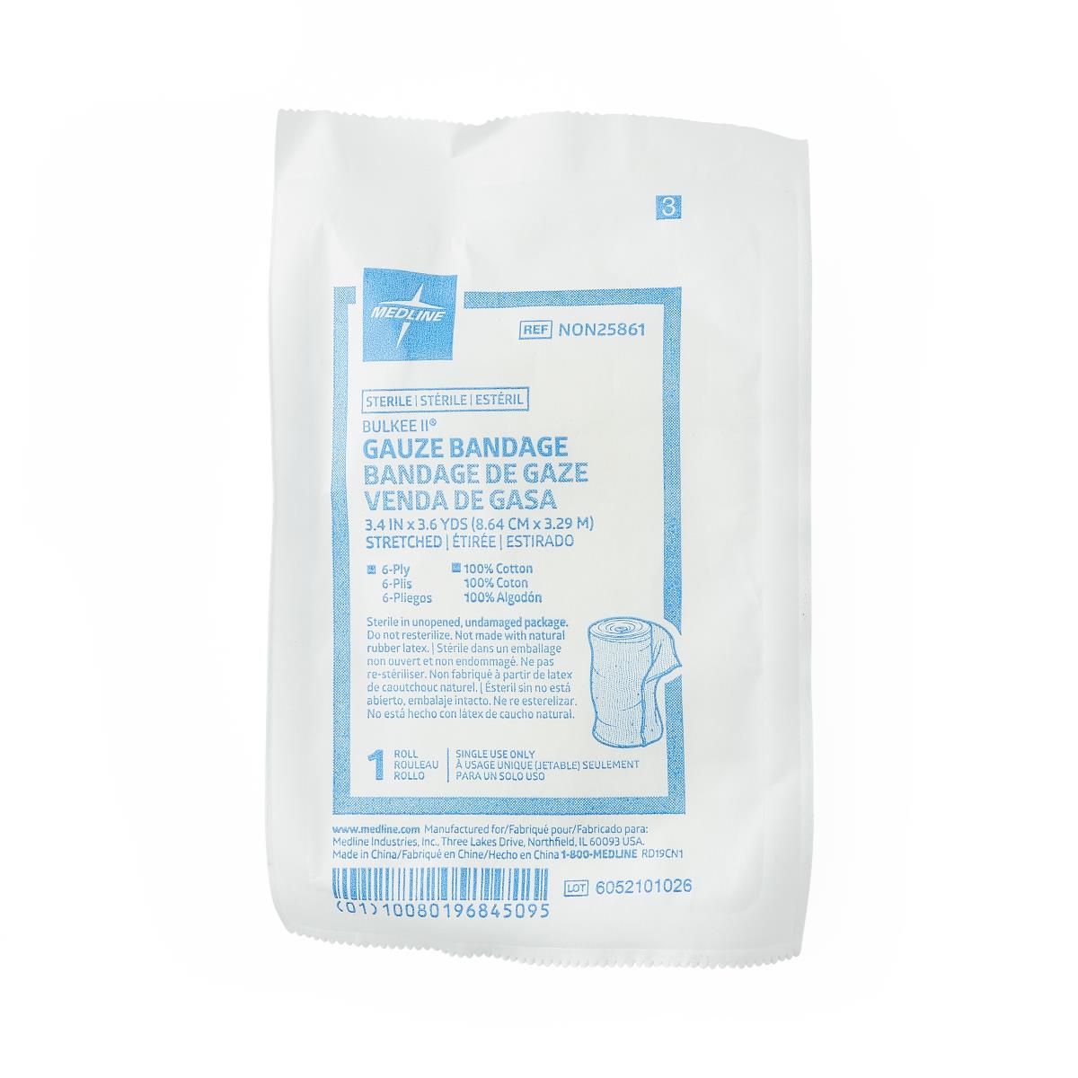 Bulkee II Sterile Cotton Gauze Bandages