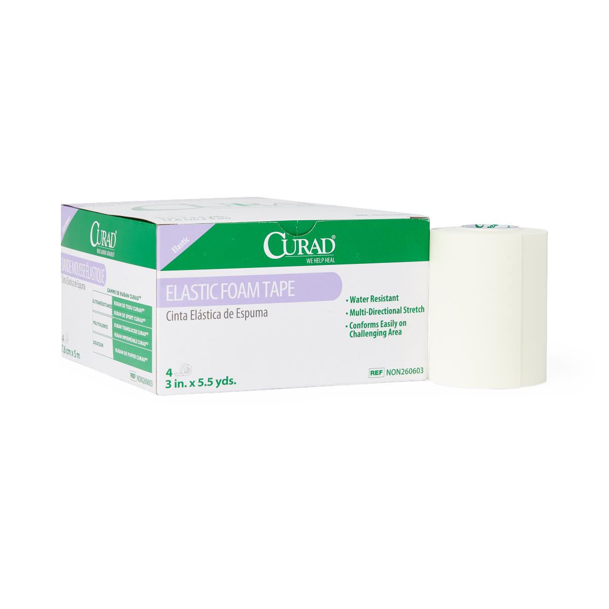 CURAD Elastic Foam Medical Adhesive Tape