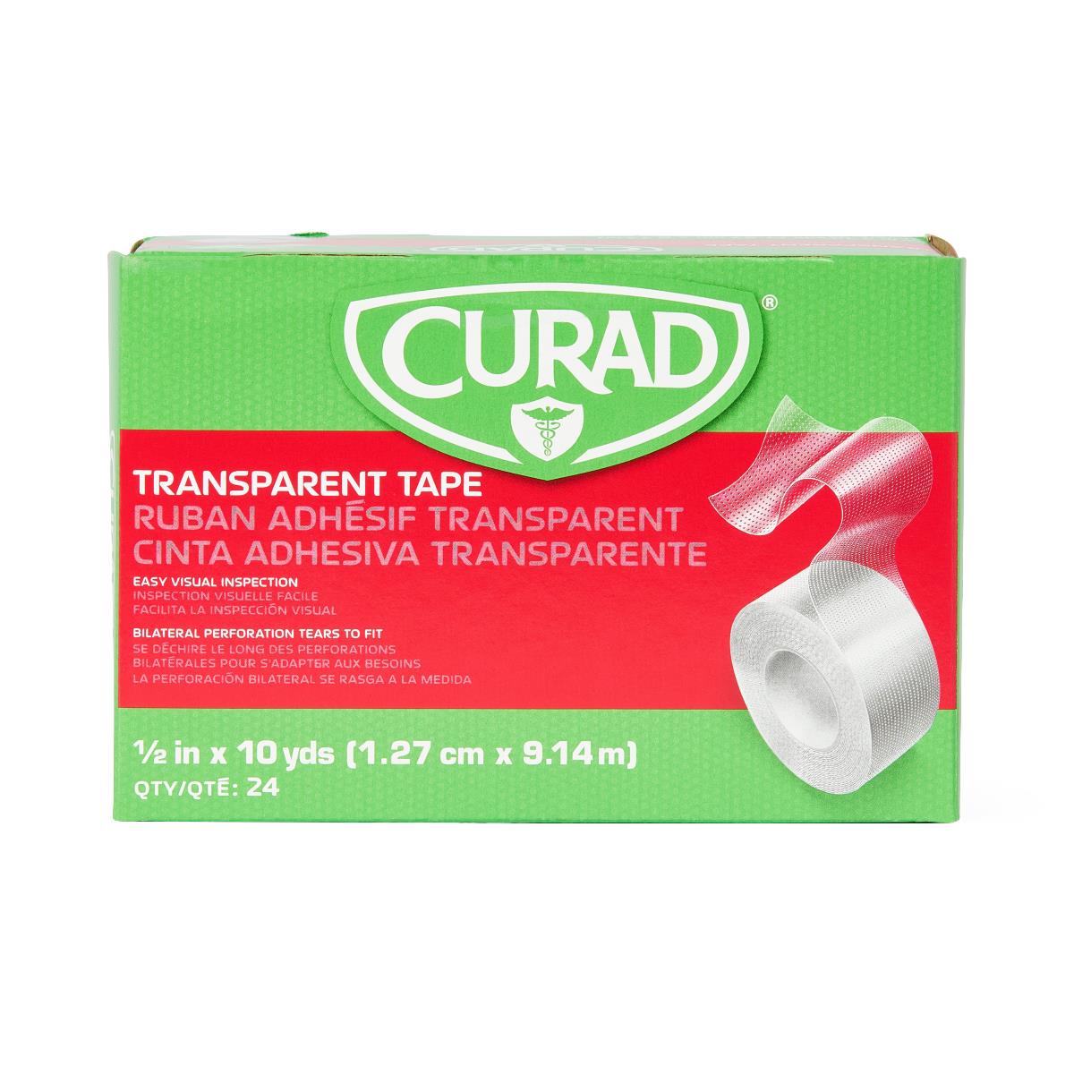 CURAD Transparent Plastic Medical Adhesive Tape