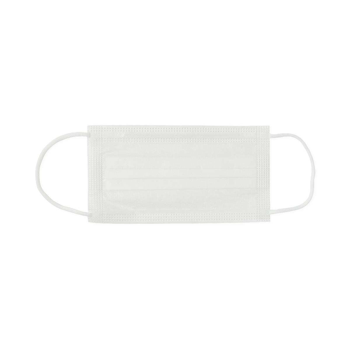 Medline ASTM Level 1 White Procedure Face Mask with Ear Loops