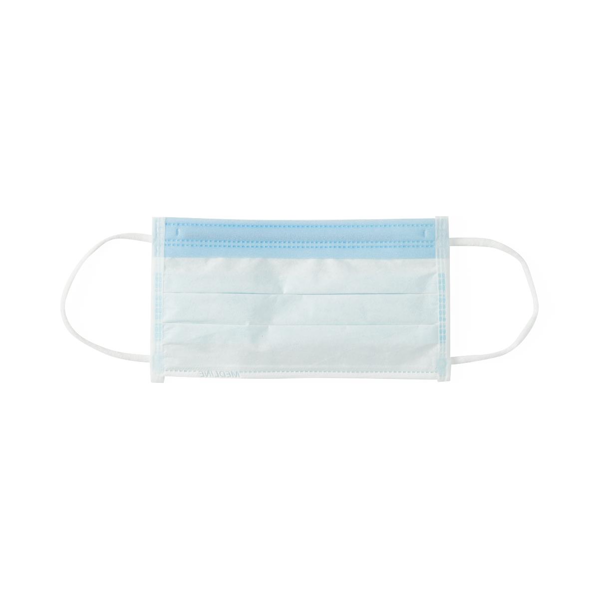 Medline ASTM L1 Proc. Face Mask with Anti-Fog Strip and Ear Loops