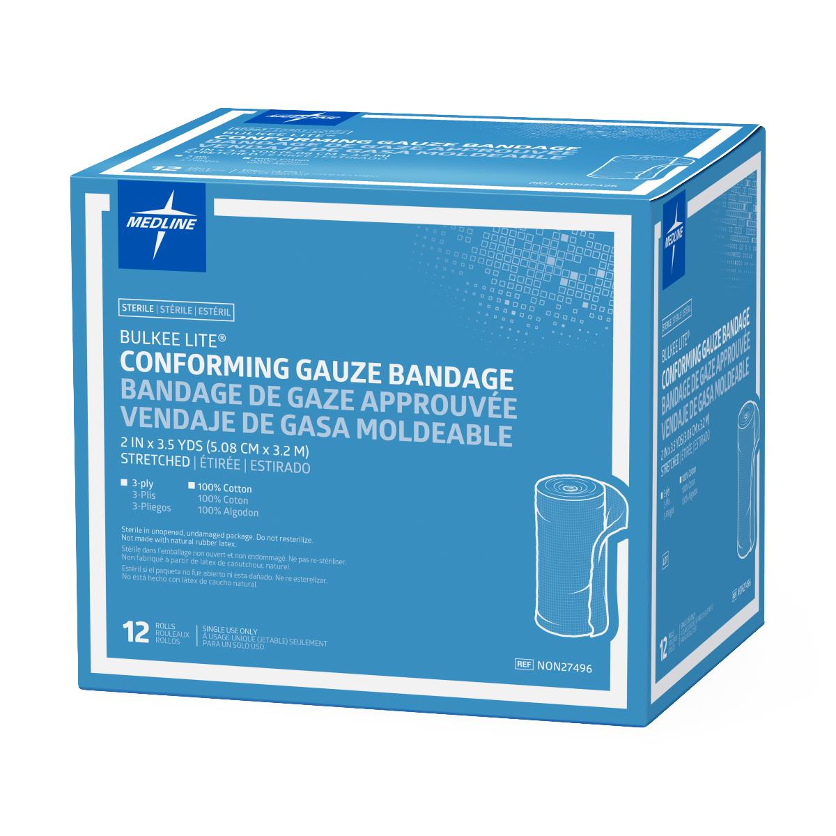 Bulkee Lite Sterile Cotton Conforming Bandages