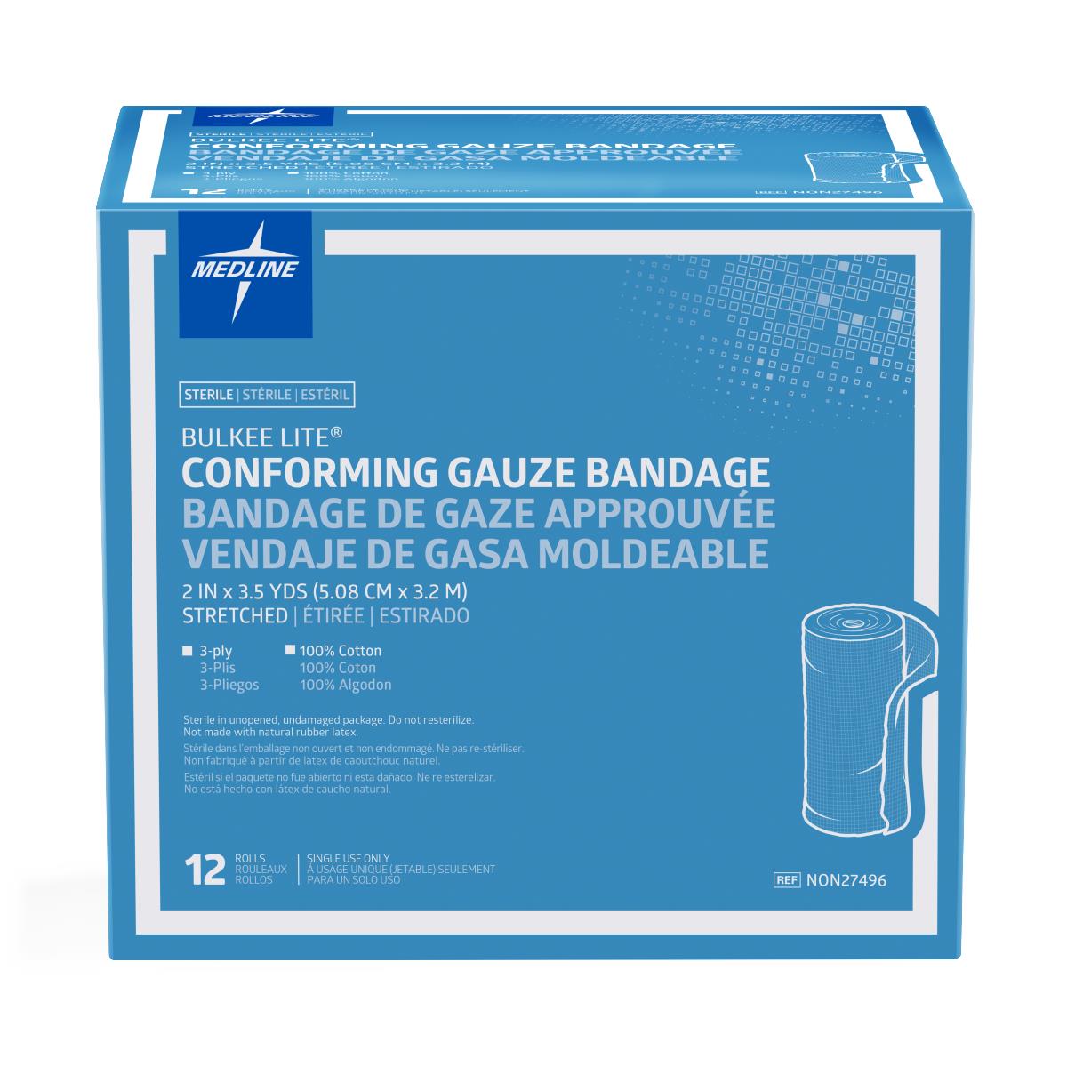 Bulkee Lite Sterile Cotton Conforming Bandages