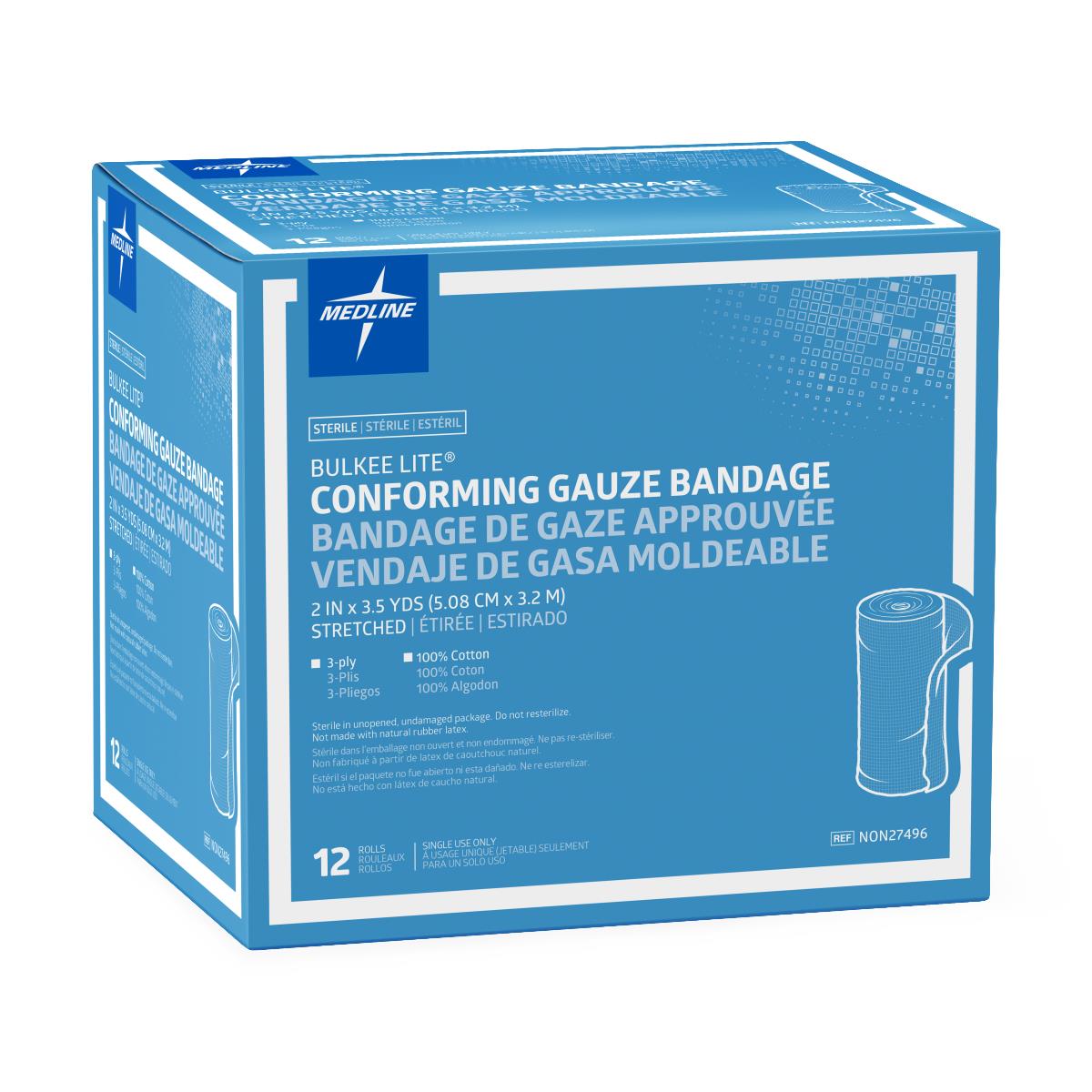Bulkee Lite Sterile Cotton Conforming Bandages