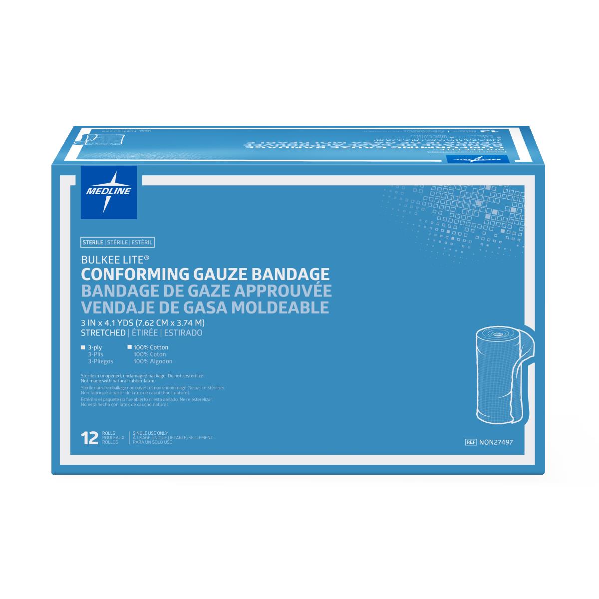 Bulkee Lite Sterile Cotton Conforming Bandages
