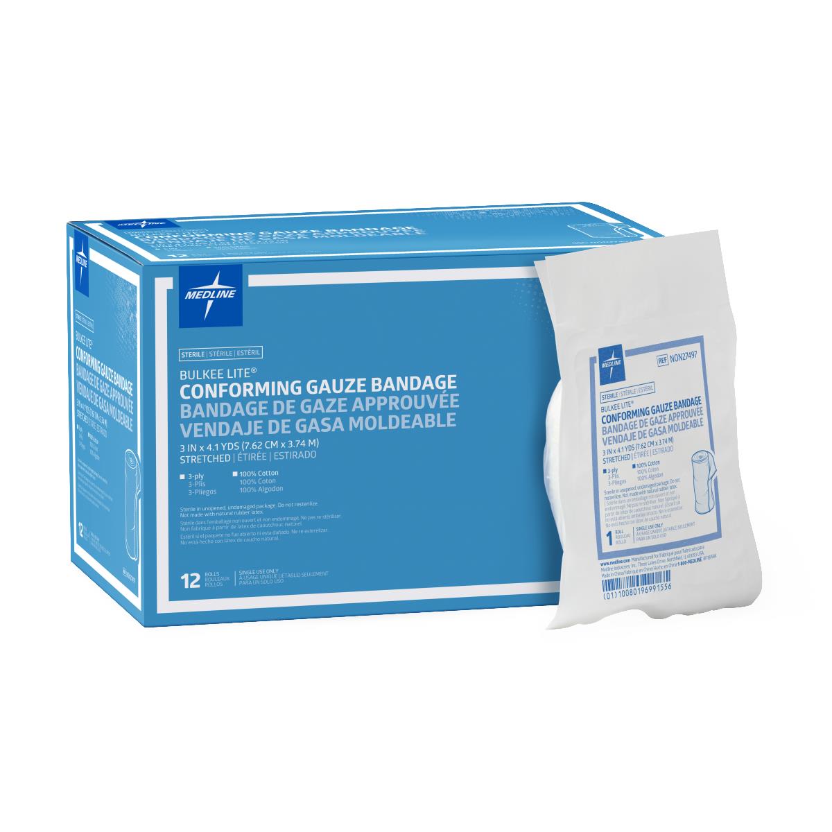 Bulkee Lite Sterile Cotton Conforming Bandages - BeHope