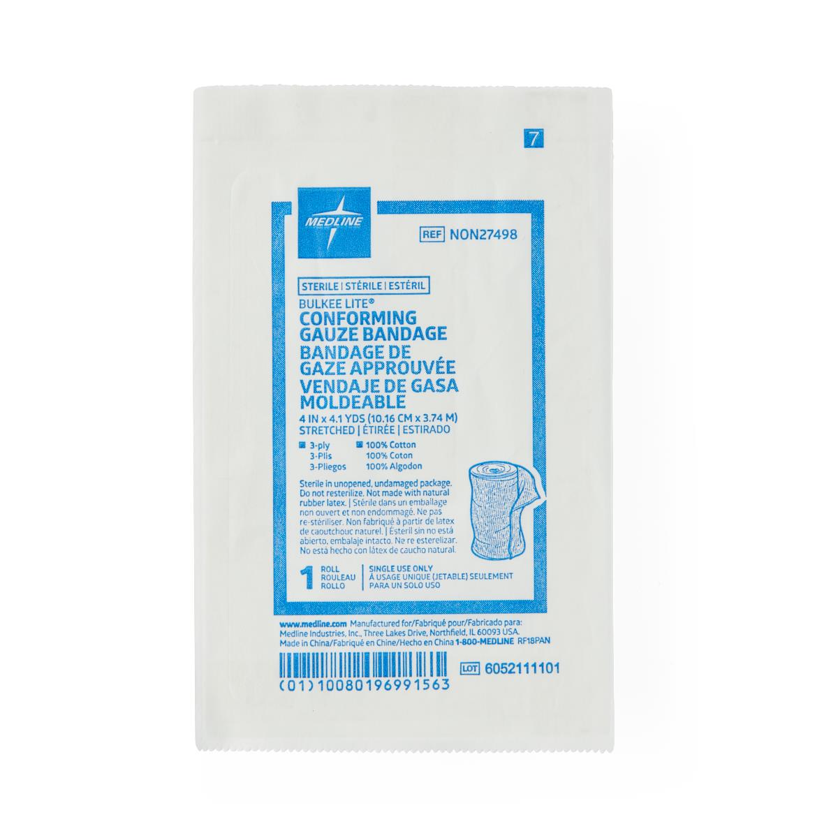 Bulkee Lite Sterile Cotton Conforming Bandages