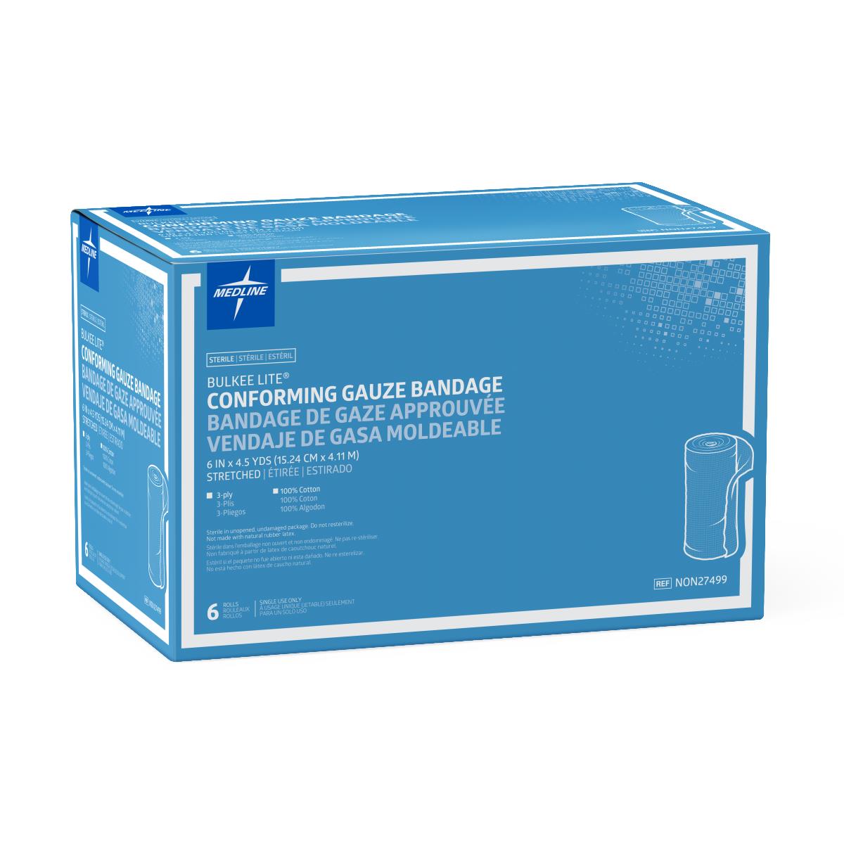 Bulkee Lite Sterile Cotton Conforming Bandages