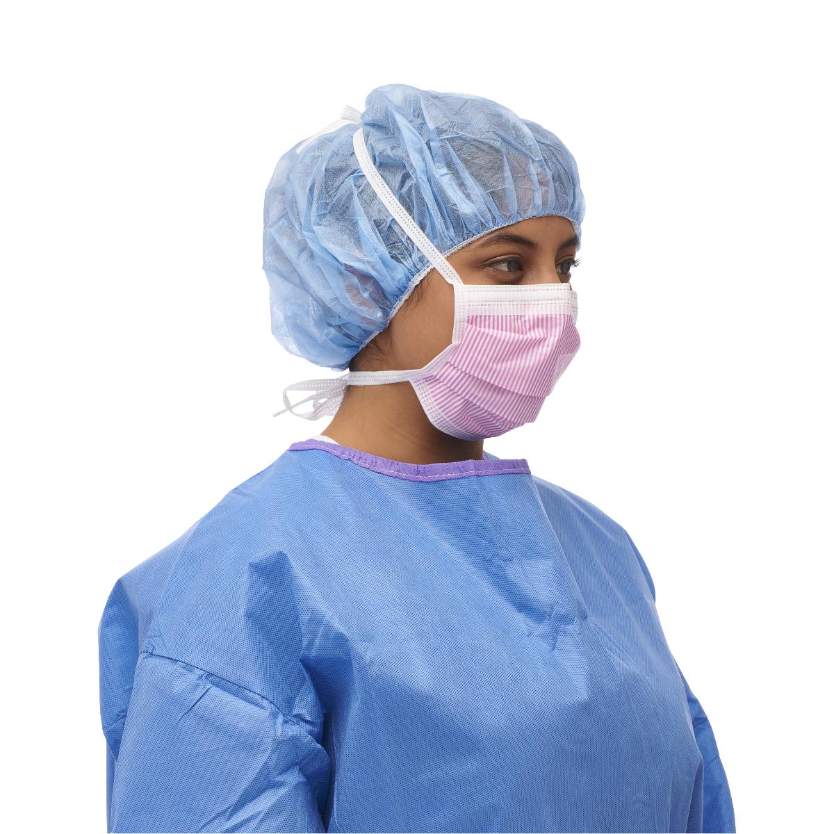 Medline ASTM Level 3 Surgical Face Mask with Ties