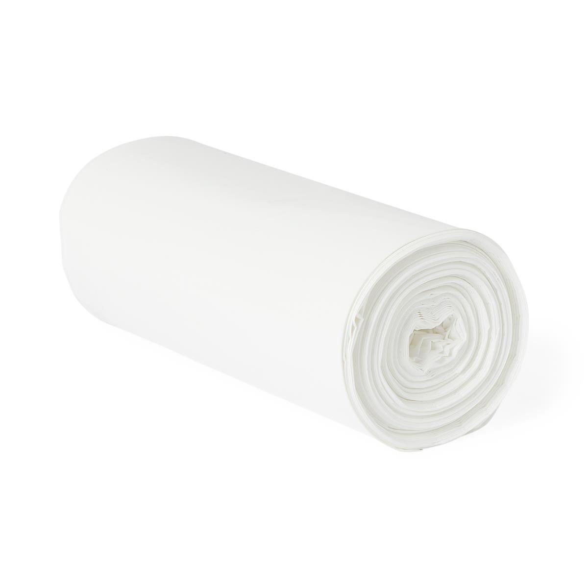Medline White Low-Density Trash Can Liners