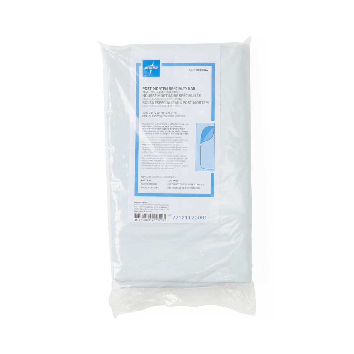 Medline Adult Body Bags With Id Toe Tags - BeHope