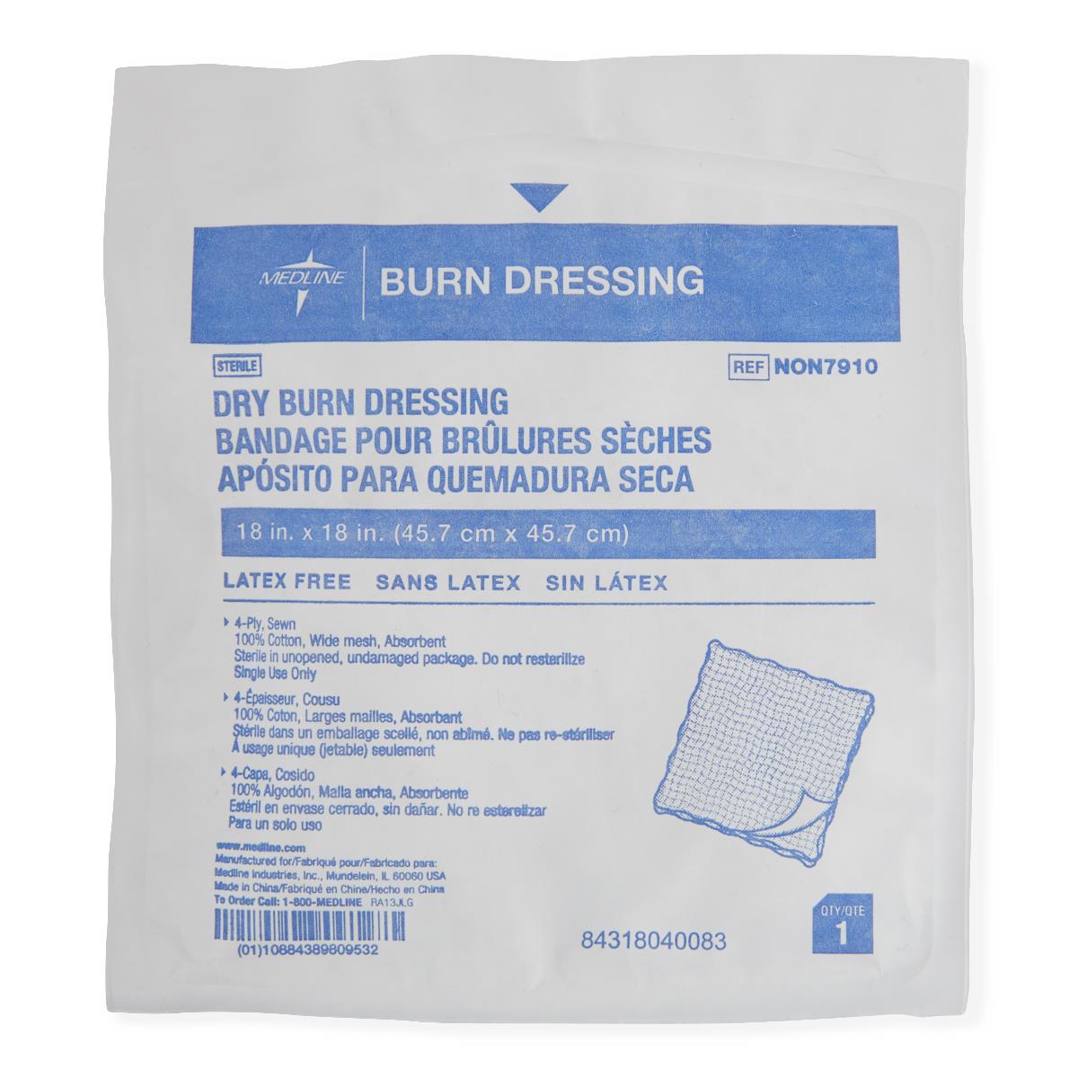 Medline Cotton Burn Dressings