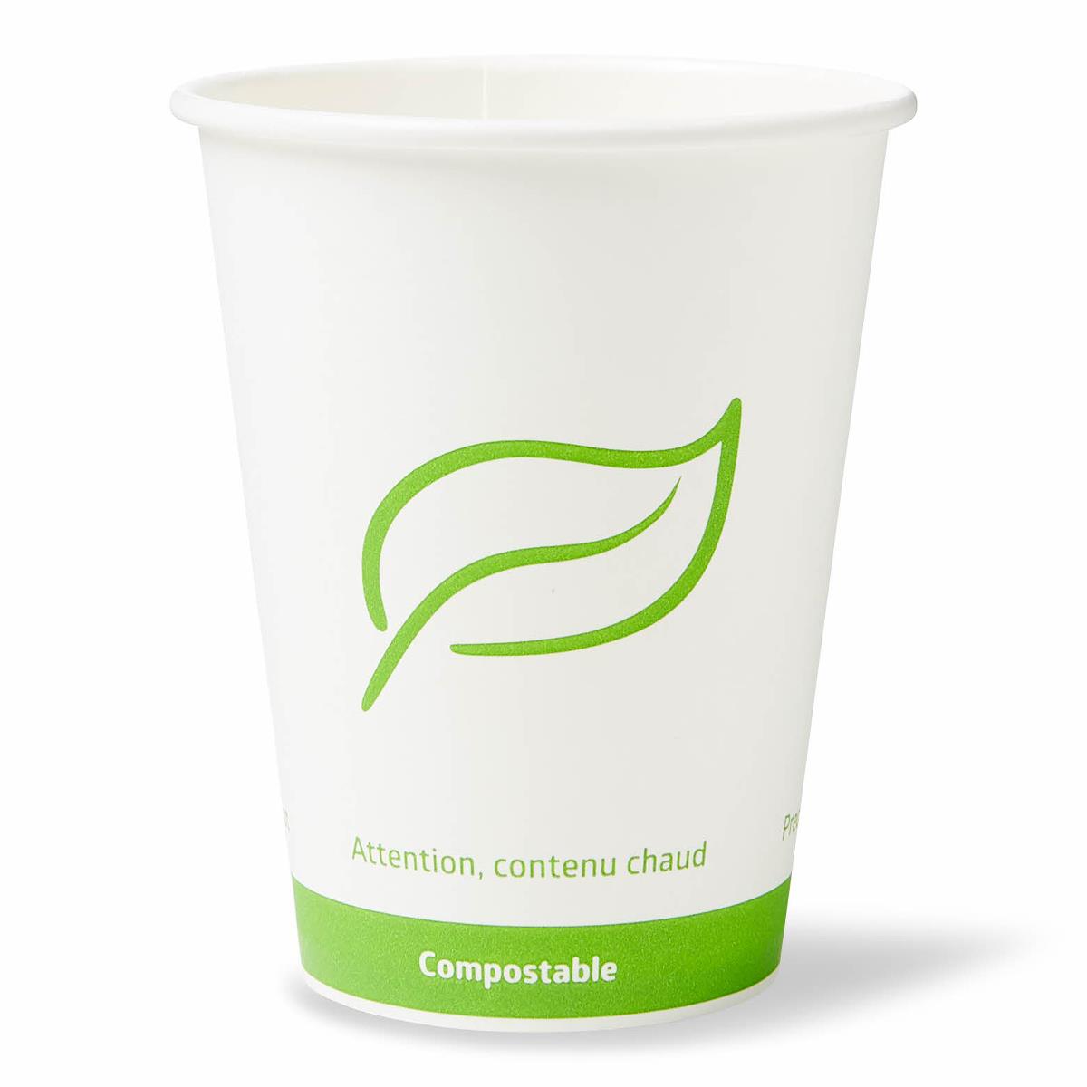 Medline Compostable Hot Drinking Paper Cups and Lids - BeHope