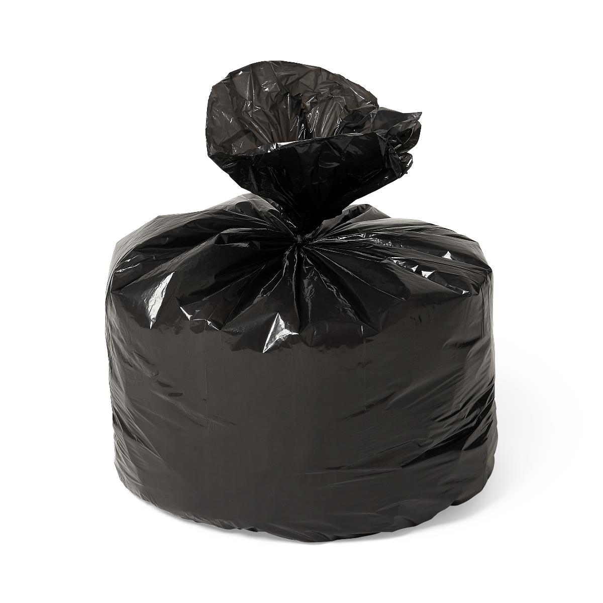 Medline Black High-Density Trash Can Liners - BeHope