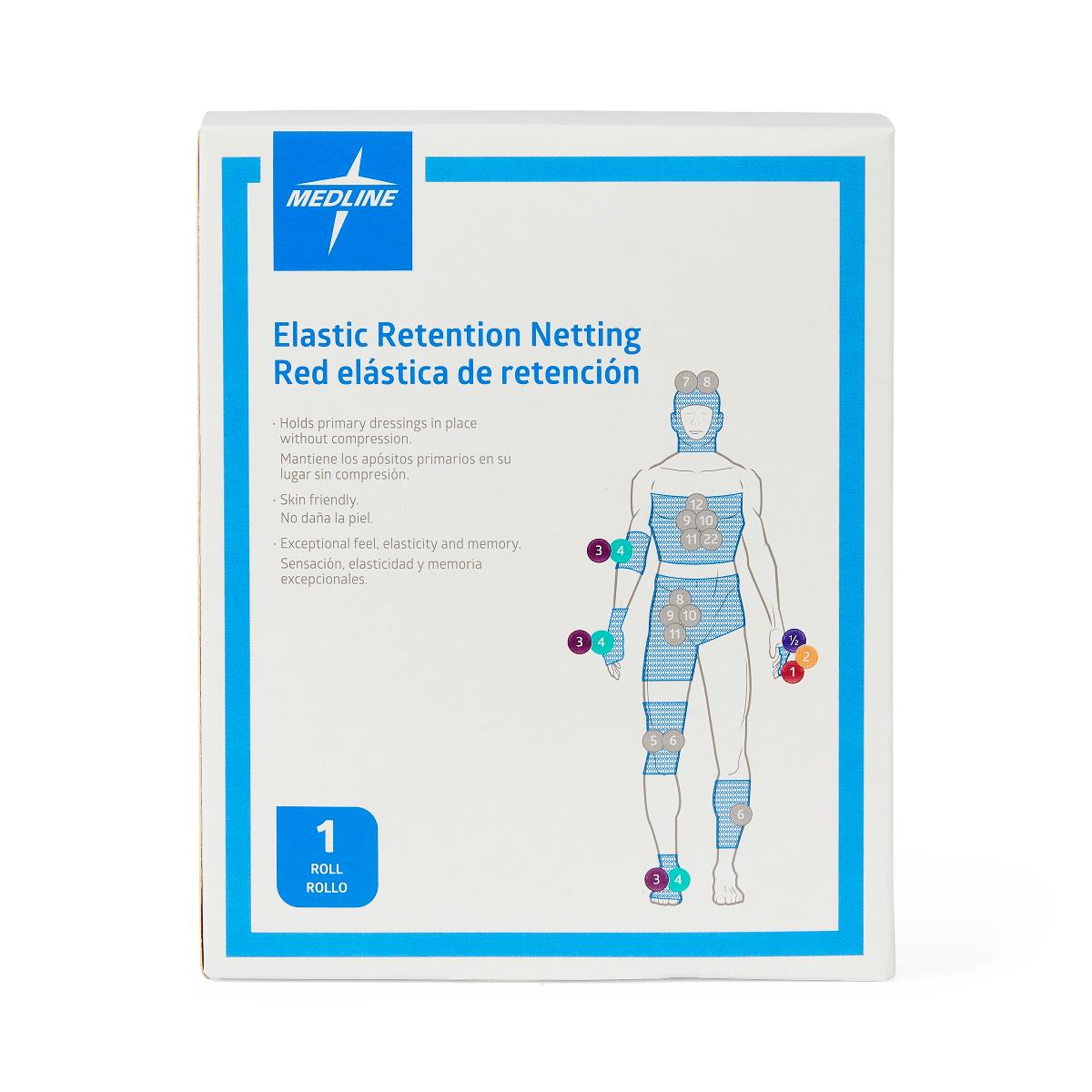 Medline Stretch Tubular Elastic Dressing Retention Nets