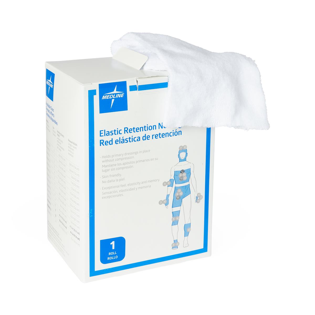 Medline Stretch Tubular Elastic Dressing Retention Net, primary product view.