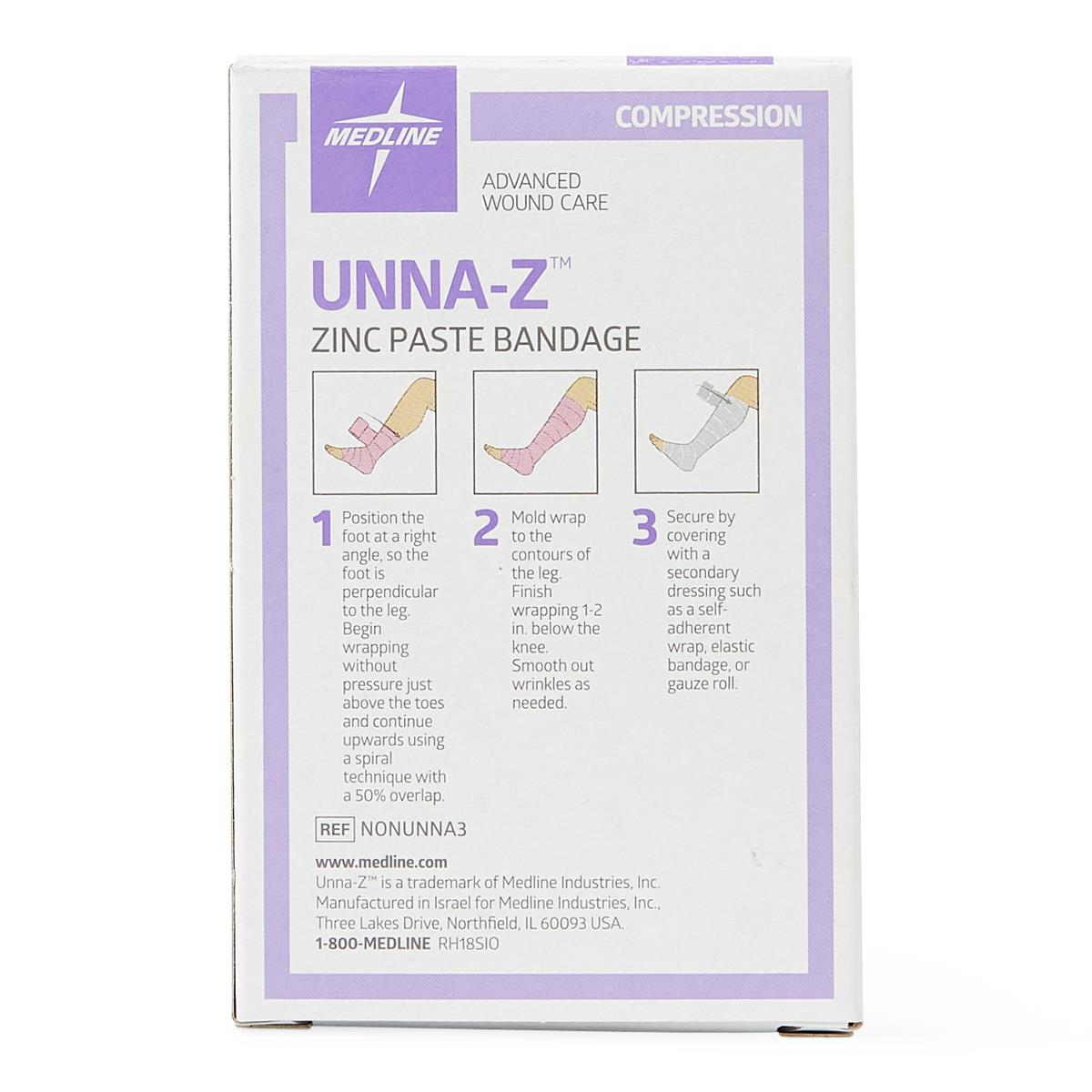 Unna-z Zinc Oxide Compression Bandages - BeHope