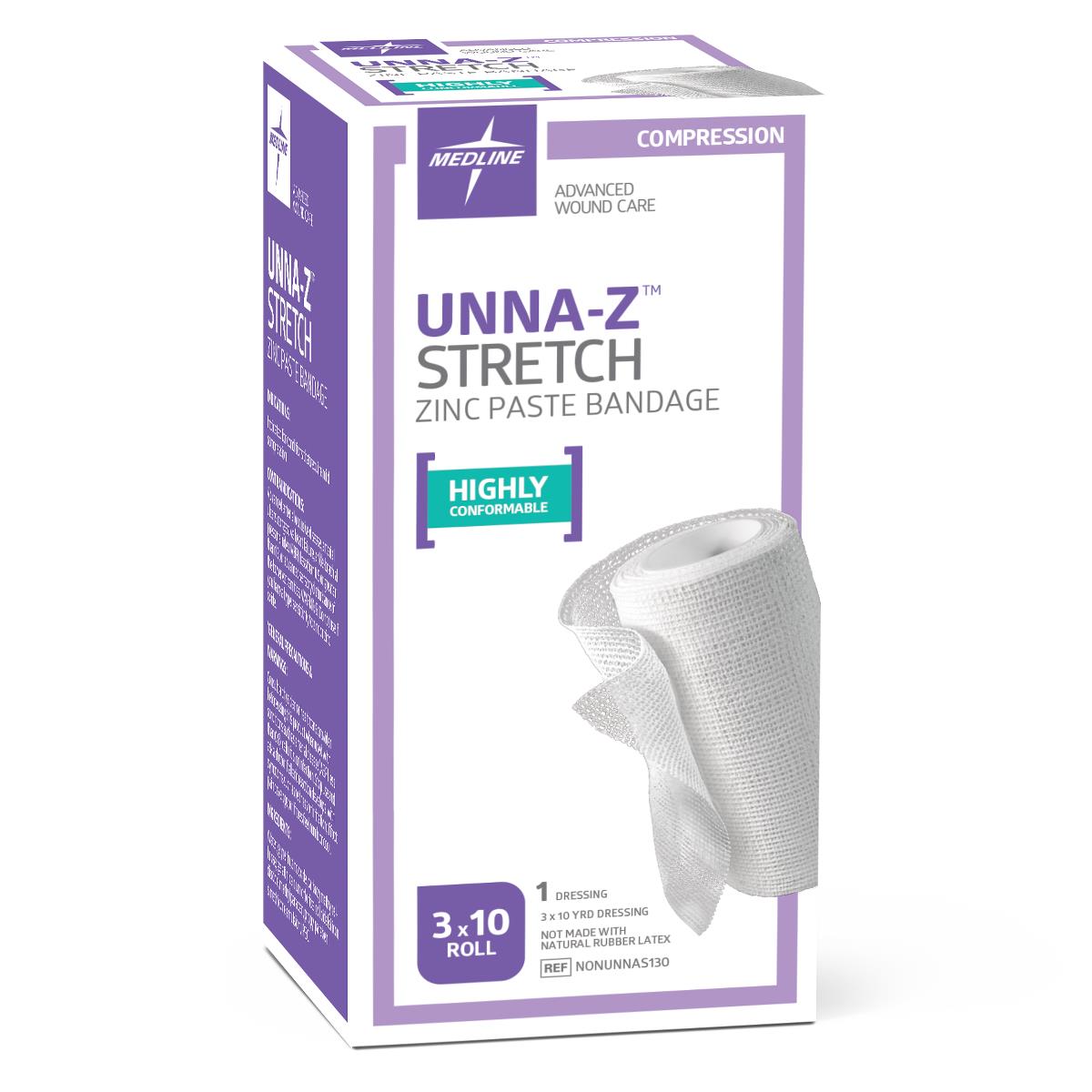 Unna-z Stretch Zinc Oxide Compression Bandages - BeHope